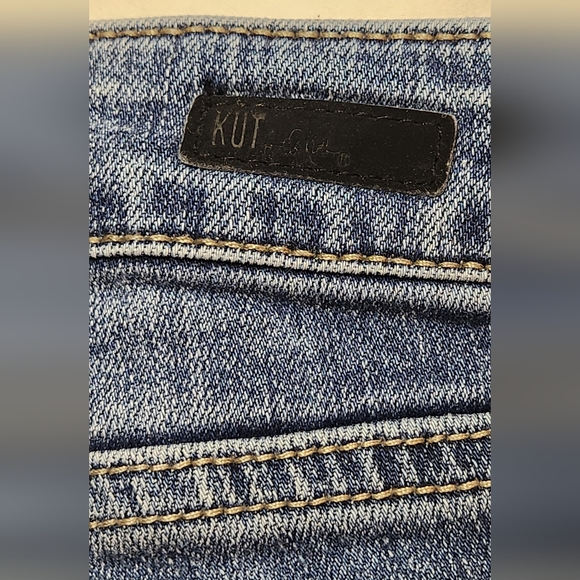 Kut From The Kloth Distressed Blue Jeans Size 6 - Picture 5 of 5
